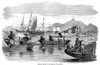 Hong Kong: Harbor, 1857. /Nchinese Sampans In The Harbor Of Hong Kong. Wood Engraving, English, 1857. Poster Print by Granger Collection - Item # VARGRC0015446