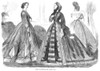 Women'S Fashion, 1865. /N'Paris Fashions For April, 1865.' Wood Engraving, American, 1865. Poster Print by Granger Collection - Item # VARGRC0036369