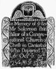 Gravestone, 1754. /Nrubbing From An 18Th Century New England Gravestone. Poster Print by Granger Collection - Item # VARGRC0076860