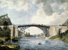 Bridge. /Nthe World'S First All-Iron Bridge Built, 1779, Near Coalbrookdale, England. Engraving, 1782. Poster Print by Granger Collection - Item # VARGRC0022269