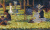 Seurat: Grande Jatte, 1884. /Nstudy For Sunday Afternoon At The Island Of La Grande Jatte. Oil On Canvas By Georges Seurat, C1884. Poster Print by Granger Collection - Item # VARGRC0047611