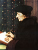 Desiderius Erasmus /N(1466?-1536). Known As Erasmus Of Rotterdam. Dutch Humanist And Scholar. Oil On Wood, 1523, By Hans Holbein The Younger. Poster Print by Granger Collection - Item # VARGRC0024918