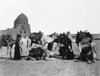 Cairo: Group Of Camels. /Ntwo Men And A Group Of Camels At Cairo, Egypt, Late 19Th Century. Poster Print by Granger Collection - Item # VARGRC0115585