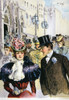 Easter Morning, 1898. /Namerican Cartoon, 1898, By Harrison Fisher. Poster Print by Granger Collection - Item # VARGRC0055023