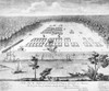 Savannah, Georgia, 1734. /Nthe Earliest Known View Of Savannah, Georgia. Line Engraving, 1734. Poster Print by Granger Collection - Item # VARGRC0050768
