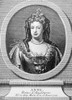 Queen Anne (1665-1714). /Nqueen Of Great Britain And Ireland, 1702-1714. Line Engraving, French, 18Th Century. Poster Print by Granger Collection - Item # VARGRC0083231