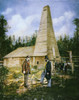 Titusville Oil Well, 1859. /Nthe First Oil Well Drilled At Titusville, Pennsylvania, In 1859 By Edwin L. Drake (Top Hat). Poster Print by Granger Collection - Item # VARGRC0008599