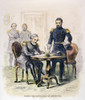 Lee'S Surrender, 1865. /Nthe Surrender Of General Lee To General Grant At Appomattox Court House, Virginia, 9 April 1865. Wood Engraving, 19Th Century. Poster Print by Granger Collection - Item # VARGRC0103055