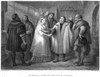 Martin Luther (1483-1546). /Ngerman Religious Reformer. Luther'S Marriage To The Former Nun, Katharina Von Bora, In 1525. Steel Engraving, 19Th Cetury. Poster Print by Granger Collection - Item # VARGRC0040013