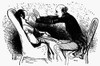 Daumier: 'The Hypnotist.' /Ncaricature By Honor_ Daumier (1808-1879). Poster Print by Granger Collection - Item # VARGRC0015482 Daumier: 'The Hypnotist.' /Ncaricature By Honor_ Daumier (1808-1879). Poster Print by Granger Collection - Item # VARGRC0015482