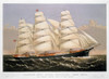 Clipper Ship, 1875. /N'Three Brothers.' Lithograph By Currier & Ives. Poster Print by Granger Collection - Item # VARGRC0011439