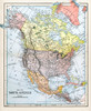 Map: North America, 1890. /Nmap Of North America, C1890, Published In The United States. Poster Print by Granger Collection - Item # VARGRC0066320