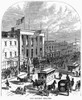 New York: The Bowery, 1871. /Nthe Old Bowery Theatre On The Bowery, New York City. Wood Engraving, American, 1871. Poster Print by Granger Collection - Item # VARGRC0128825