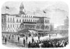 Lincoln'S Funeral, 1865. /N'Arrival Of The Body Of President Lincoln At The City Hall, New York.' Engraving, 1865. Poster Print by Granger Collection - Item # VARGRC0266862