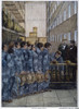 Blackwell'S Island, 1876. /Nprisoners At Blackwell'S Island, New York City, Taking Their Bread At Meal Time. Color Engraving From An American Newspaper Of 1876. Poster Print by Granger Collection - Item # VARGRC0028201
