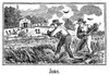 Farmers Mowing. /Ntwo Farmers Mowing Hay With Scythes. Wood Engraving, 19Th Century. Poster Print by Granger Collection - Item # VARGRC0323079