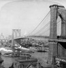 Brooklyn Bridge, C1901./Na View Of The Bridge Looking From Brooklyn Toward Manhattan, New York. Photograph, December C1901. Poster Print by Granger Collection - Item # VARGRC0409557
