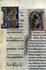 Initial B With God. /Nchrist Enthroned From Psalm One (Beatus Vir) Of A French Psalter, C1200. Poster Print by Granger Collection - Item # VARGRC0043563