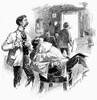 Barbershop Cartoon, 1894./N'Didn'T Know His Business.' Cartoon From An American Magazine Of 1894. Poster Print by Granger Collection - Item # VARGRC0014615