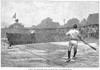 Lawn Tennis, 1881. /Na Game Of Lawn Tennis At The Staten Island, New York, Club Grounds. Wood Engraving. American, 1881. Poster Print by Granger Collection - Item # VARGRC0088325