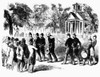 Civil War: Union Deserter. /Na Deserter Labeled 'Coward' Is Drummed Out Of The Union Ranks During The American Civil War. Wood Engraving From A Contemporary Newspaper, N.D. Poster Print by Granger Collection - Item # VARGRC0101554