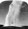 Yellowstone Park: Geyser. /Nold Faithful Geyser Eruption In Yellowstone National Park, Wyoming. Stereograph, C1900-1910. Poster Print by Granger Collection - Item # VARGRC0129197
