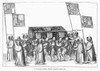 England: Funeral, C1550. /Nan English Funeral Of The 16Th Century. Wood Engraving, 19Th Century. Poster Print by Granger Collection - Item # VARGRC0093976