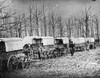 Civil War: Ambulances, C1864. /Nan Ambulance Train Outside Of Harewood Hospital Near Washington D.C. Photograph, C1864. Poster Print by Granger Collection - Item # VARGRC0259370