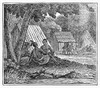 Native American Village, C1820. /Nwood Engraving, C1820. Poster Print by Granger Collection - Item # VARGRC0095714