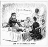 Life In An American Hotel. /N'Pass The Mustard!' Cartoon From The English Satirical Magazine 'Punch,' 1856. Poster Print by Granger Collection - Item # VARGRC0118299