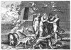 Noah Leaving The Ark. /Nline Engraving, French, C1800. Poster Print by Granger Collection - Item # VARGRC0030052