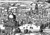 Holy Land: Jerusalem. /Nview Of Jerusalem, With Solomon'S Temple At Left. Woodcut, German, 1486. Poster Print by Granger Collection - Item # VARGRC0095080