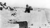 Canada: Igloo, C1929. /Nan Eskimo Man Building An Igloo, Canada. Photograph C1929. Poster Print by Granger Collection - Item # VARGRC0121857