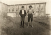 Hine: Child Labor, 1908. /Ntwo Young Textile Workers Standing In Front Of The Wylie Mill In Chester, South Carolina. Photograph By Lewis Hine, November 1908. Poster Print by Granger Collection - Item # VARGRC0131960