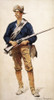 Remington: Soldier, 1901. /Nfrederic Remington: Infantry Soldier. Pastel On Paper, 1901. Poster Print by Granger Collection - Item # VARGRC0045941