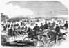 Civil War: Yorktown, 1862. /N'The Union Cavalry And Artillery Starting In Pursuit Of The Rebels Up The Yorktown Turnpike.' Engraving, 1862. Poster Print by Granger Collection - Item # VARGRC0267399