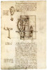 Leonardo: Clock Mechanism. /Nleonardo Da Vinci'S Drawing Of A Clock Mechanism. Manuscript Page, C1495-97. Poster Print by Granger Collection - Item # VARGRC0074173
