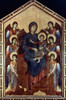 Madonna & Child In Majesty. /N'The Madonna And Child In Majesty Surrounded By Angels.' Oil On Wood, Cimabue, C1280. Poster Print by Granger Collection - Item # VARGRC0038533