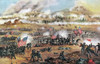 Battle Of Fredericksburg. /Nthe Assault On Marye'S Heights During The Civil War Battle Of Fredericksburg, Virginia, 13 December 1862. Painting By Union Lieutenant Frederick Cavada. Poster Print by Granger Collection - Item # VARGRC0109360