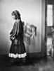 Apache Woman, C1902. /Na Young Apache Woman Carrying A Basket. Photograph By Carl Werntz, C1902. Poster Print by Granger Collection - Item # VARGRC0114281