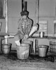 Minnesota: Lumber Camp, 1937. /Na Lumberjack Washing His Feet In A Lumber Camp, Near Effie, Minnesota. Photograph By Russell Lee, September 1937. Poster Print by Granger Collection - Item # VARGRC0118582