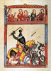 Knight. /Nthe Minnesinger Albrecht Marschall Von Rapperswil In A Tournament: Illumination From The Early 14Th Century Great Heidelberg Lieder Ms. Poster Print by Granger Collection - Item # VARGRC0011030