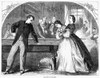 Billiards, 1865. /Na Game Of Billiards. Wood Engraving, American, 1865. Poster Print by Granger Collection - Item # VARGRC0029784