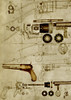 Colt Pistol, US Patent Diagram Poster Print by Science Source - Item # VARSCIBQ4760