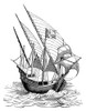 Caravel, 16Th Century. /Na French Caravel. Line Engraving After A 16Th-Century French Manuscript Illumination. Poster Print by Granger Collection - Item # VARGRC0016460