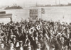 World War I: Army Draft. /Nenthusiastic Newly Drafted U.S. Army Soldiers Crossing The East River To Take The Train To Camp Upton, Yaphank, New York. Photograph, C1918. Poster Print by Granger Collection - Item # VARGRC0408257