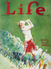 Golfing: Magazine Cover. /N'Just A Rough Sketch' Golfing Scene On The Cover Of 'Life' By Garrett Price, 1926. Poster Print by Granger Collection - Item # VARGRC0009157