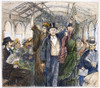 Streetcar, 1876. /Ninterior Of An American Streetcar. Wood Engraving, English, 1876. Poster Print by Granger Collection - Item # VARGRC0085553