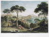 Bay Of Naples, 19Th Century. /Na View Of The Bay Of Naples With Mount Vesuvius: Steel Engraving, 19Th Century. Poster Print by Granger Collection - Item # VARGRC0051464