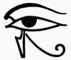 Egyptian Symbol: Utchat. /Nthe Utchat (Or Udjat), An Ancient Egyptian Symbol Of The Eye Of Horus, Often Thought To Bring Luck, Protection And Health. Poster Print by Granger Collection - Item # VARGRC0099546